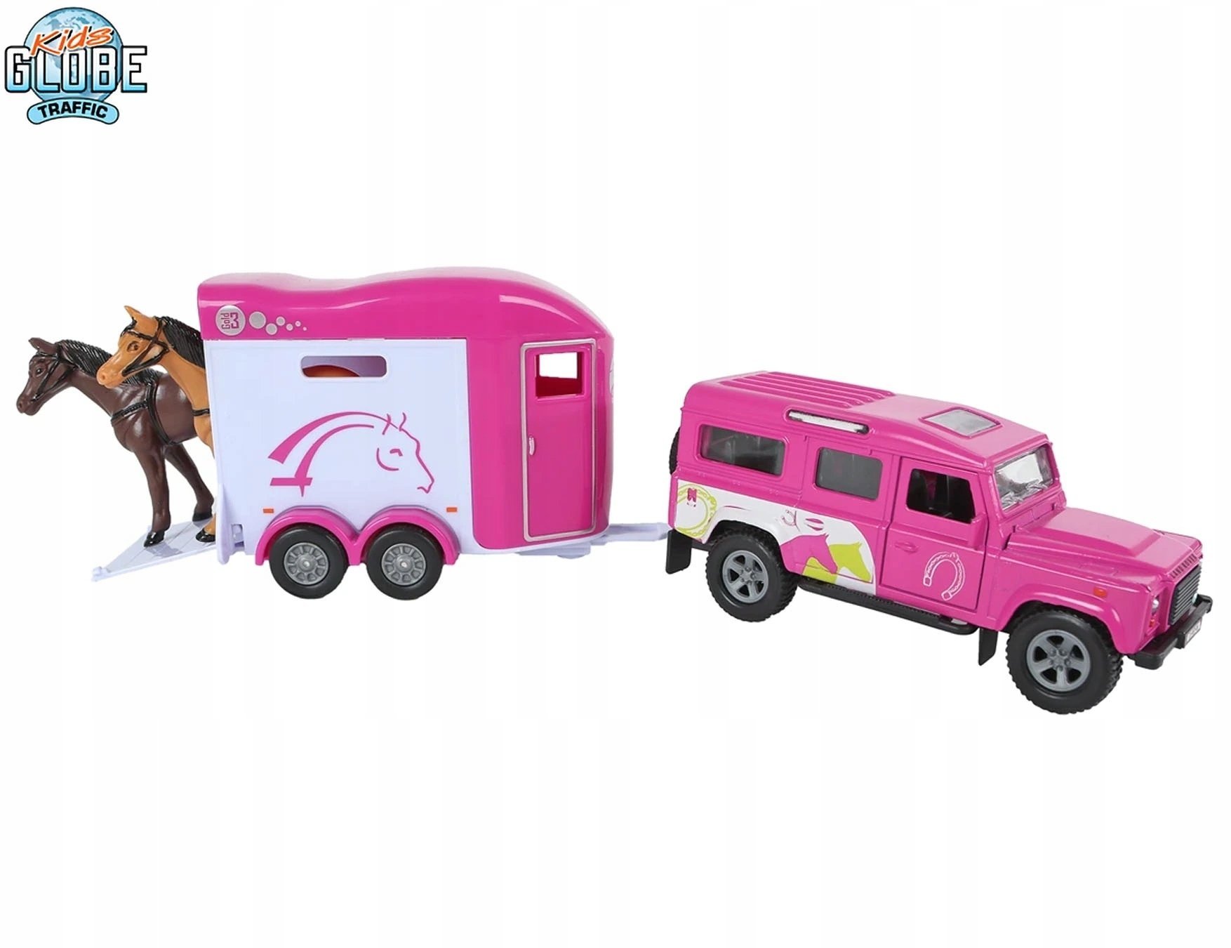 Hipo Land Rover z przyczepą do transportu koni 520459
