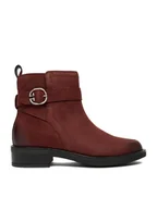 Botki damskie - Lasocki Botki CEO-WI23-JIA-03 Bordowy - miniaturka - grafika 1