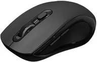 Myszki - C-TECH WLM-12 Dual mode, bezprzewodowa, BT5.0 + 2,4GHz, 1600DPI, 6 tlačítek, USB nano receiver, czarna - miniaturka - grafika 1