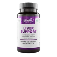 Witaminy i minerały - Human Protect Liver Support 60kaps. Wsparcie Wątroby - miniaturka - grafika 1