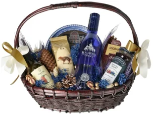 Kosz Delikatesowy Cicha noc - Zestawy upominkowe - miniaturka - grafika 1