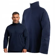 Bluzy męskie - Combat Shirt POLICJA Granatowa Bluza Taktyczna Bojowa Męska L - miniaturka - grafika 1