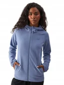 Bluzy damskie - Damska bluza polarowa polar 4F z kapturem FLEF291 DENIM 32S M - miniaturka - grafika 1