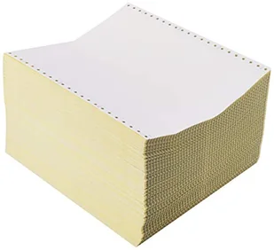 Papier z listy wartości wydruku uczciwości 11 x 241 3-częściowy odcień Ncr biały, różowy, żółty - pudełko 700 arkuszy - Kalki - miniaturka - grafika 1