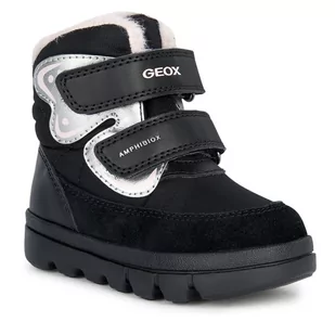 Trzewiki Geox B Willaboom Girl B A B365AA 0FU22 C0869 M Black/Lt Pink - Buty dla dziewczynek - miniaturka - grafika 1
