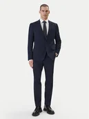 Garnitury - HUGO Garnitur Henry/Getlin232X 50557616 Granatowy Slim Fit - miniaturka - grafika 1
