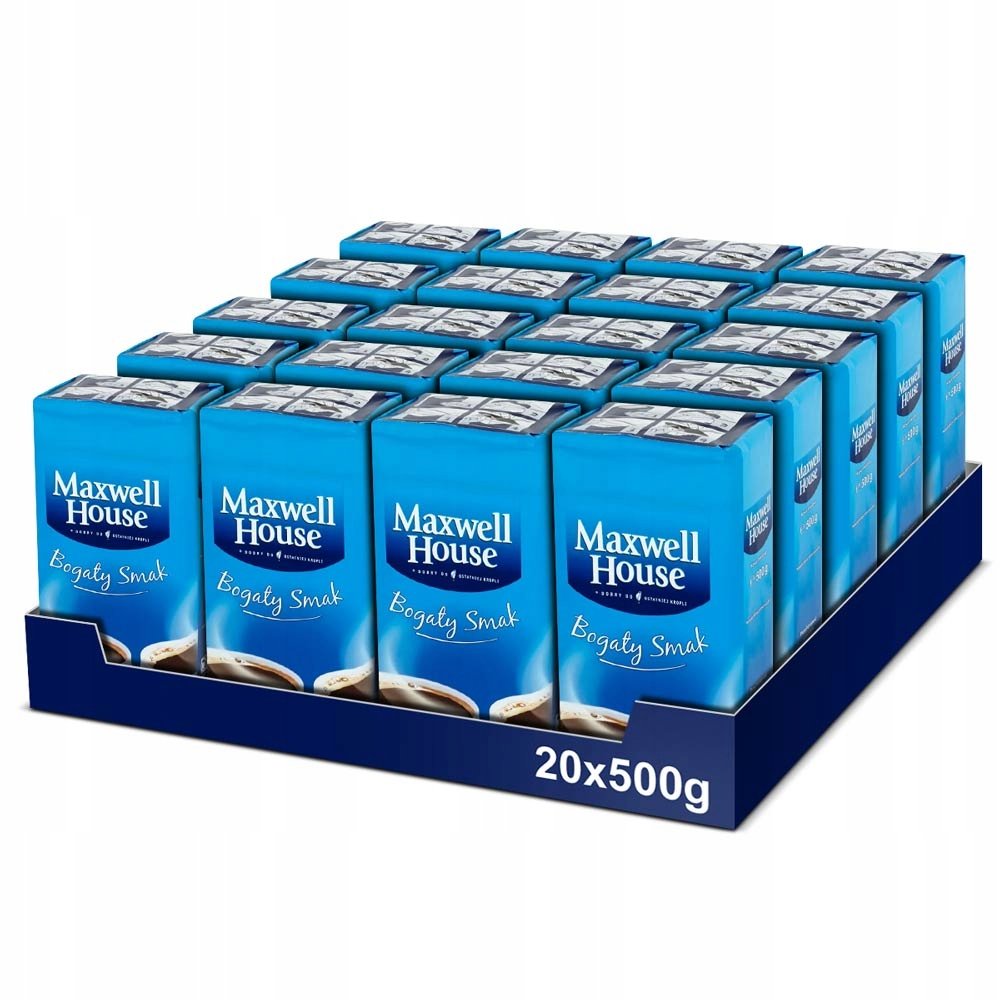 Kawa mielona Maxwell House zestaw 10kg kawy 20x 500g