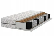 Materace - Materac Pocket 7 stref 2x kokos 140x180 H3 H5 średnio twardy/ twardy - miniaturka - grafika 1