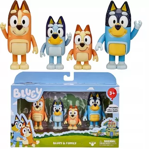 Bluey Figurki 4Pak Rodzinka - Figurki dla dzieci - miniaturka - grafika 2