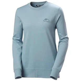 Helly Hansen Damska bluza z grafiką W Nord, Windy Blue, M, Wietrzny niebieski, M - Bluzy damskie - miniaturka - grafika 1