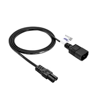 Kable - Kabel zasilający IEC C7 / C14 1.5m AK-PC-15A - miniaturka - grafika 1