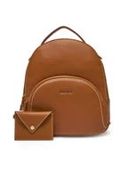 Plecaki - Liu Jo Plecak AA5157 E0058 Brązowy - miniaturka - grafika 1