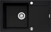 Zlewozmywaki - Pyramis Zlew MIDO 79x50) 1B 1D karbon 70089101) 70089101 - miniaturka - grafika 1
