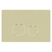 Przyciski spłukujące - Massi Przycisk spłukujący beżowy LERA Ivory - miniaturka - grafika 1