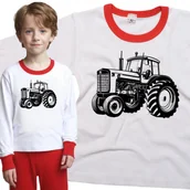 Piżamy dla dziewczynek - Piżama dziecięca Traktor Klasyk Ciągnik 86/92 - VoloDonum - miniaturka - grafika 1