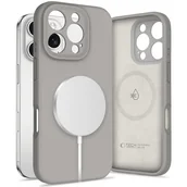 Etui i futerały do telefonów - Etui TECH-PROTECT Liquid Silicone Magsafe do Apple iPhone 16 Pro Max Szary - miniaturka - grafika 1