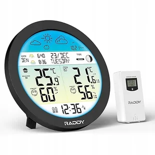 Bezprezwodowa Stacja Pogodowa Z Czujnikiem Zewnętrznym Prognoza Pogody Temp - Stacje pogodowe - miniaturka - grafika 1
