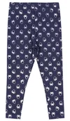 Spodnie i spodenki dla dziewczynek - Granatowo-srebrne Legginsy, Getry Minnie Disney - Rozmiar - 3-6 M 68 Cm - miniaturka - grafika 1