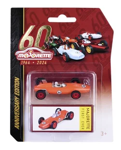 MAJORETTE 60-LECIE WY��CIG��WKA FIRST EVER POMARA��CZOWY 1:64 - Samochody i pojazdy dla dzieci - miniaturka - grafika 1
