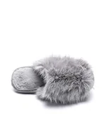 Kapcie damskie - Confly Kapcie w kolorze szarym - miniaturka - grafika 1