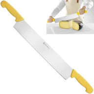 Noże kuchenne - Nóż do sera z dwoma uchwytami 655 mm - żółty - miniaturka - grafika 1