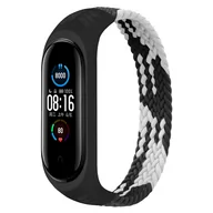 Akcesoria do smartwatchy - Pasek Opaska Solo do Xiaomi Mi Band 3/4/5/6 "Czarno-biały" - miniaturka - grafika 1