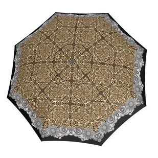 Parasol damski Doppler Imperial Leopardo automatyczny składany satyna - Parasole - miniaturka - grafika 1