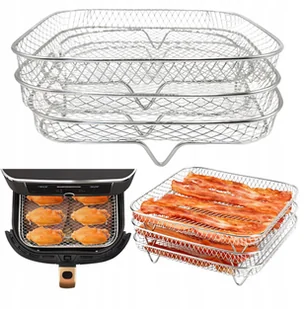 DA359A Ruszt do frytkownicy beztłuszczowej kwadratowy 3szt - Akcesoria i części AGD - miniaturka - grafika 1