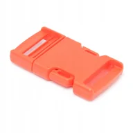 Pasmanteria - Klamry plastikowe 10 szt. Klamerka 15 mm CZERWONA - miniaturka - grafika 1