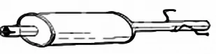 Tłumik środkowy IZAWIT 23.210A 2D0253409E - Tłumiki - miniaturka - grafika 1