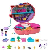 Polly Pocket, kompaktowa torebka Kotek, zestaw z laleczkami i akcesoriami