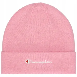 Czapka Champion Beanie Cap różowa 806064 PS146 - Czapki damskie - miniaturka - grafika 1