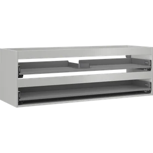 Mexen Box-A korpus szafki podumywalkowej 140 cm, 2 szuflady, szary mat - 91AX0-1400-470-2-62 - Szafki łazienkowe - miniaturka - grafika 1