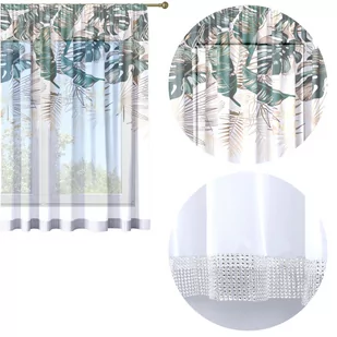 Firana Gotowa 300X150 Woal Barwiona Wzór Na Żabki - Firany Firana Gotowa 300X150 Woal Barwiona Wzór Na Żabki - Firany - miniaturka - grafika 1