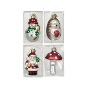 Bombki - Bombka szklana 5 x 7 cm mix kształtów - miniaturka - grafika 1