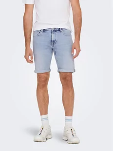 Only & Sons Szorty materiałowe 22025189 Niebieski Regular Fit - Spodenki męskie - miniaturka - grafika 1