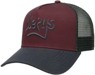 Czapki i chusty sportowe męskie - Czapka Trucker Lettering by Lierys, bordowy, One Size - miniaturka - grafika 1