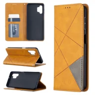 Etui i futerały do telefonów - Etui na telefon komórkowy König Design kompatybilne z Samsung Galaxy A32 5G ze skóry syntetycznej - Etui na telefon komórkowy żółte - miniaturka - grafika 1