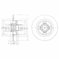 Tarcze hamulcowe - Tarcza hamulcowa DELPHI BG9029RS - miniaturka - grafika 1