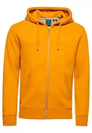 Bluzy męskie - Superdry Sudadera Con Cremallera Sportowa bluza męska, Thrift Gold Wrzos, L - miniaturka - grafika 1