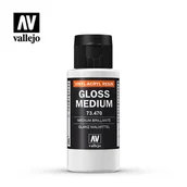Kolejki i akcesoria - Vallejo Bezbarwna glazura gloss Medium 60 ml. Vallejo 73470 - miniaturka - grafika 1