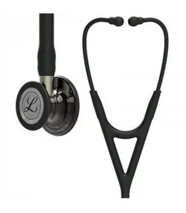 Stetoskop Littmann Cardiology IV 6204 Stetoskop kardiologiczny High Polish Smoke-Finish ,przewód i lira czarny,trzon szampański - Urządzenia medyczne - miniaturka - grafika 1