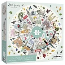 G3 Puzzle 500 Londyńskie budynki okrągłe) Nowa - Puzzle - miniaturka - grafika 1