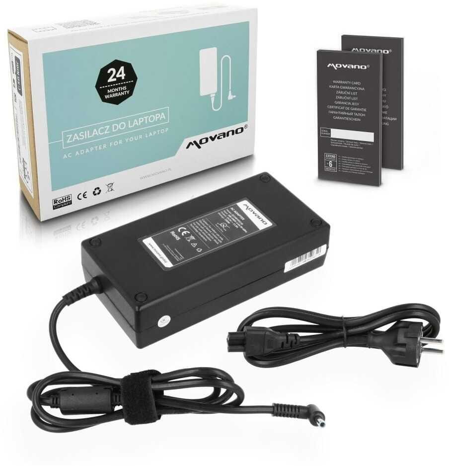 Zasilacz do laptopa Movano Zasilacz Movano 19.5v 11.8a 4.5x3.0 pin 230W do HP