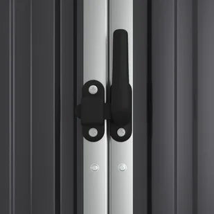 Szopa ogrodowa, antracytowa, 161x89x161 cm, stal galwanizowana Lumarko! - Altany ogrodowe - miniaturka - grafika 7