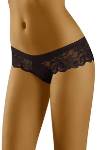 Wol-Bar Emma czarny XL Majtki szorty - Majtki damskie - miniaturka - grafika 1