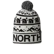 Czapki i chusty sportowe damskie - Czapka The North Face Ski Tuke Beanie 0A4SIEQ4C1 - biała - miniaturka - grafika 1