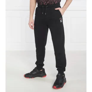 Karl Lagerfeld Spodnie dresowe | Regular Fit - Dresy męskie - miniaturka - grafika 1