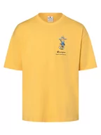 Koszulki męskie - Champion - T-shirt męski, żółty - miniaturka - grafika 1