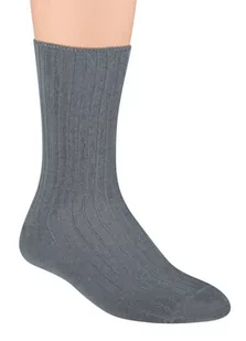 SKARPETY STEVEN 165 MESKIE BEZUCISK (kolor szary jasny, rozmiar 41-43) - Skarpetki męskie - miniaturka - grafika 8